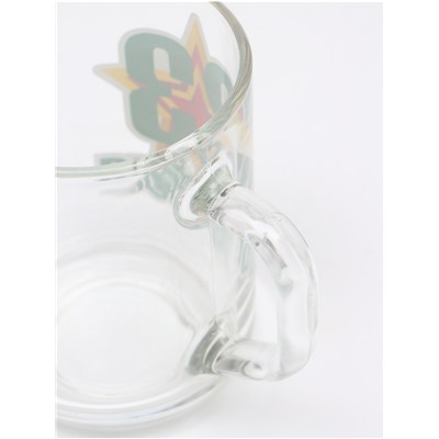 Кружка чайная стеклянная «23 Февраля», 200 мл