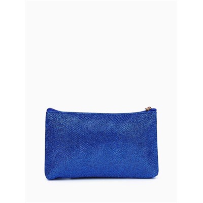 Набор простых косметичек на молниях 3 в 1, синий