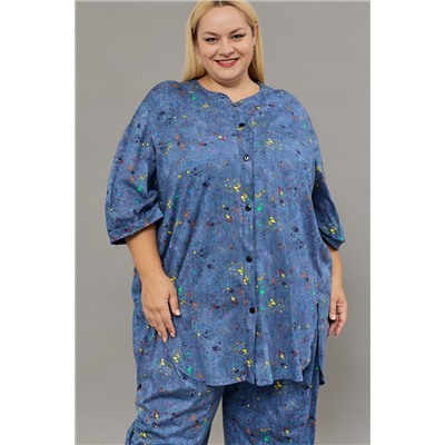 Костюм с брюками К-01 больших размеров НАТАЛИ, 1224907