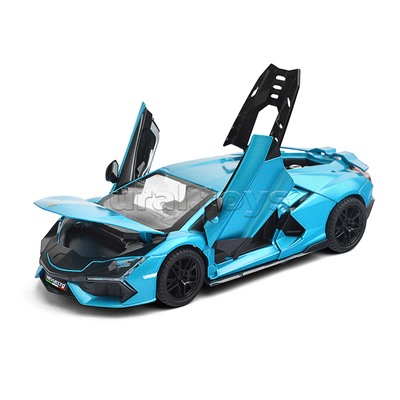 Машина "Супер гонка" (свет, звук, дым) в коробке