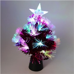 Елка светодиодная сиреневая (35см)