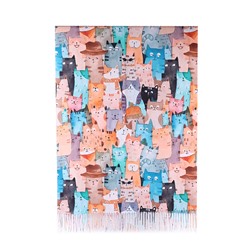 Палантин CY2593 Кошки