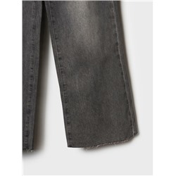 Брюки текстильные джинсовые для девочек