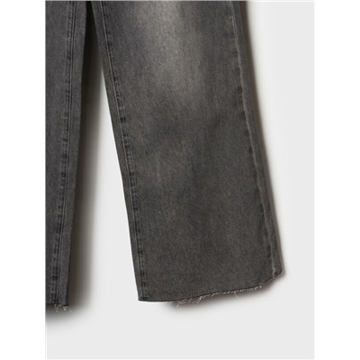 Брюки текстильные джинсовые для девочек