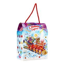 Сладкий новогодний подарок «Паровозик», детский, 600 г