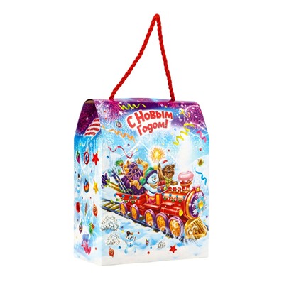 Сладкий новогодний подарок «Паровозик», детский, 600 г