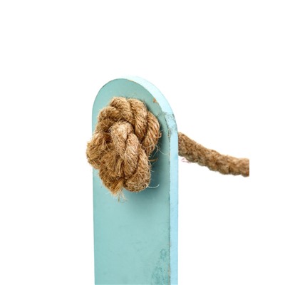 УЦЕНКА Набор кашпо деревянных 3 в 1 (29×18×33.5; 25.5×15×30; 20×12×23) «Аром», серо-голубой 1096263