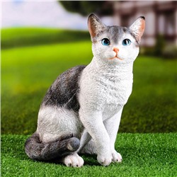 Садовая фигура из полистоуна «Кот», 30×25×16 см
