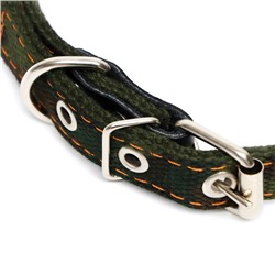Ошейник брезентовый двухслойный «Камуфляж», 50×2 см, ОШ 25-35 см