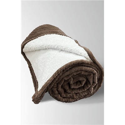 Плед Флайфи ФФ-030 коричневый НАТАЛИ, 958250