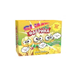 Создай Слайм. Слайм фабрика "Банан", 3 слайма в наборе.
