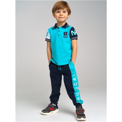 Сорочка трикотажная с воротником поло для мальчиков