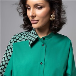 Рубашка комбинированная с сеткой, Моя философия – шик