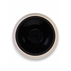 Кашпо для цветов «Жемчужина», 7 л, d=36 см, h=22 см, пластик, со вставкой, подвесное, бежевое