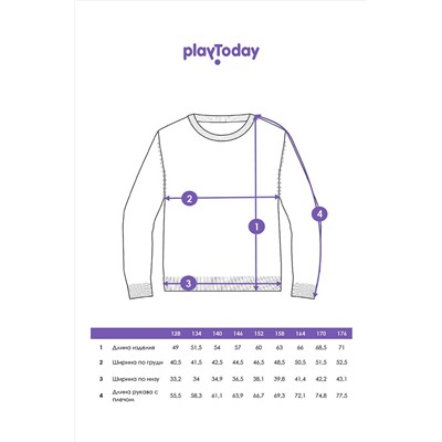 Блуза PLAYTODAY, 1088581