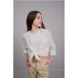 Льняные брюки для девочки Happyfox