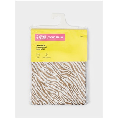 Штора для ванной Доляна «Марго», 180×180 см, EVA, МИКС