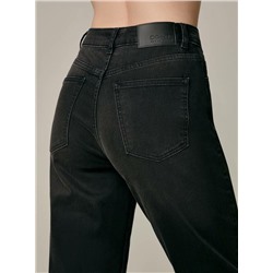 Mom Fit CONTE CON-585 Черные джинсы mom с высокой посадкой и квадратными карманами