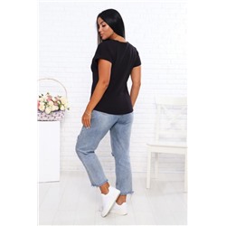 Футболка с рисунком Арт. 790 (Черный)