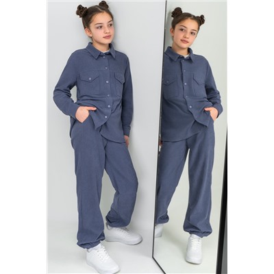 Вельветовый костюм для девочки Happyfox