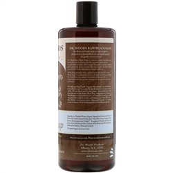Dr. Woods, Raw Black Soap with Fair Trade Shea Butter, Unscented, 32 fl oz (946 ml)