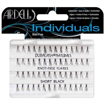 Ardell Безузелковые пучки ресниц / DuraLash, короткие, черный 7487
