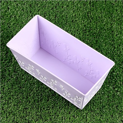 Кашпо - бонсай «Ландыши», 20×10×10 см, 1 л, лавандовое