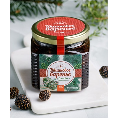 Варенье из сосновой шишки "Шишковое варенье" / стекло / 450 гр / Солнечная Сибирь