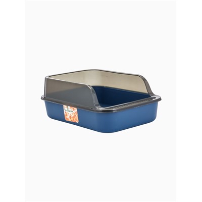 УЦЕНКА Туалет с прозрачными бортами, 40×28×16 см, синий