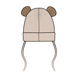 Шапка трикотажная для девочек