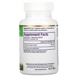 Paradise Herbs, мумие, 60 вегетарианских капсул