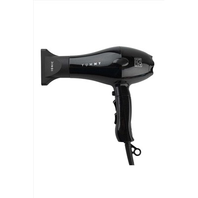 Dewal Beauty Фен для волос / Yummy Aqua HD1000-Black, 2000 Вт, черный KRISTALLER, 1108483