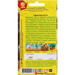 Семена Томат «Блю Питтс», 20 шт., «Агрофирма АЭЛИТА»