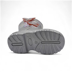 Ботинки на меху XV481-1-3 серебряные