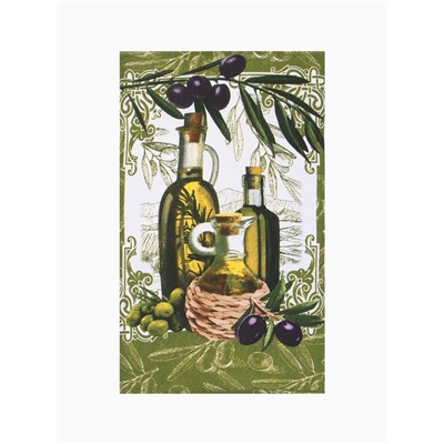 Набор кухонных полотенец Доляна «Прованс», 35×60 см-4 шт., 100% хлопок