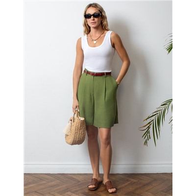 Топ облегающий из премиального хлопка с эластаном