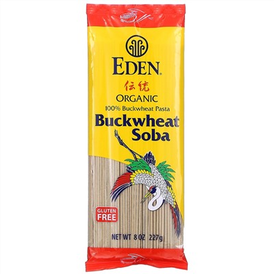 Eden Foods, Organic Buckwheat Soba, 8 oz (227 g)
