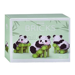 Конструктор "Панда на отдыхе" (492 дет.) в коробке
