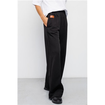 Брюки палаццо спортивные 386 (Черный)