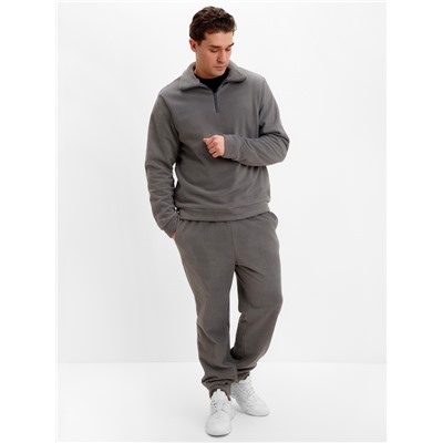 Джемпер флисовый мужской MINAKU: Fleece Soft, размер 44, графитовый