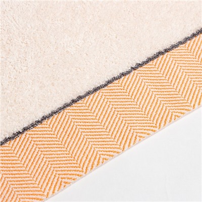 Полотенце махровое Love Life «Бриз» 70×120 см, оранжевый, 100% хл, 500 г/м²