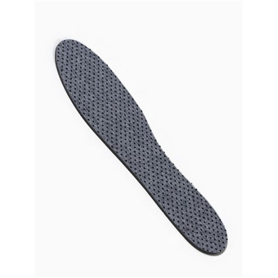 Стельки для обуви, утеплённые, универсальные, двухслойные, р-р RU до 46 (р-р Пр-ля до 46), 29 см, пара, серые