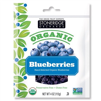 Stoneridge Orchards, Органическая черника, 113 г (4 унции)
