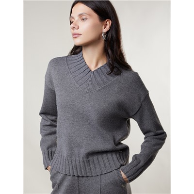 Джемпер из пряжи с кашемиром