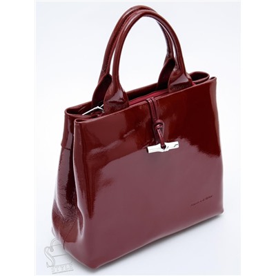 Сумка женская кожаная 5768P claret Polina&Eiterou