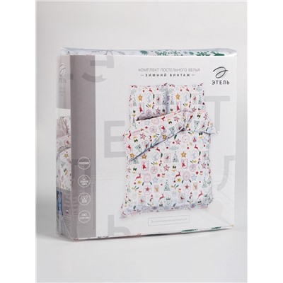 Постельное бельё 1.5-спальное «Этель. Зимний винтаж», поплин