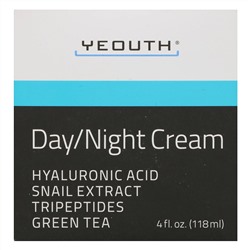 Yeouth, Дневной / ночной крем, 4 жидких унции (118 мл)