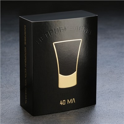 Стопка с пулей «Непробиваемая», в коробке, 40 мл