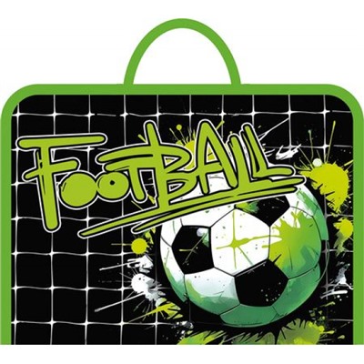 Папка для труда А4 молния вокруг с ручками 32,5х23х2,5 см ПТР-6 "COOL GOAL" Пчелка