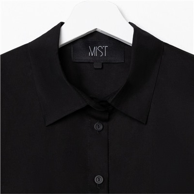 Рубашка женская MIST: Classic Collection, размер 50, чёрная